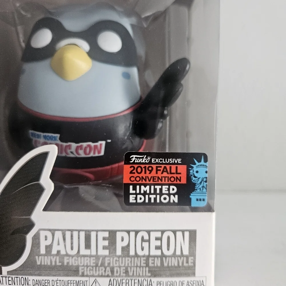 New In Box- Funko Pop! Icons Paulie Pigeon- New York Comic Con Exclusive- #23
